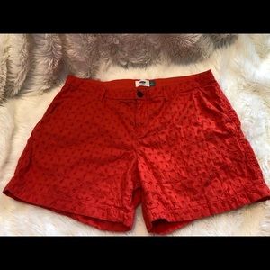 Burnt orange old navy shorts